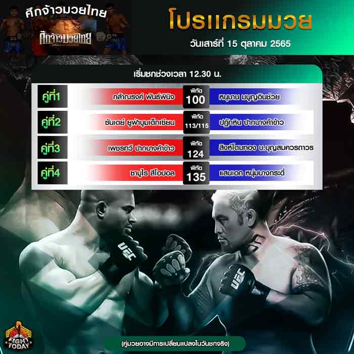 โปรแกรมมวย