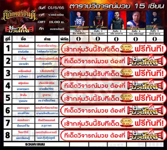 ทีเด็ดมวย