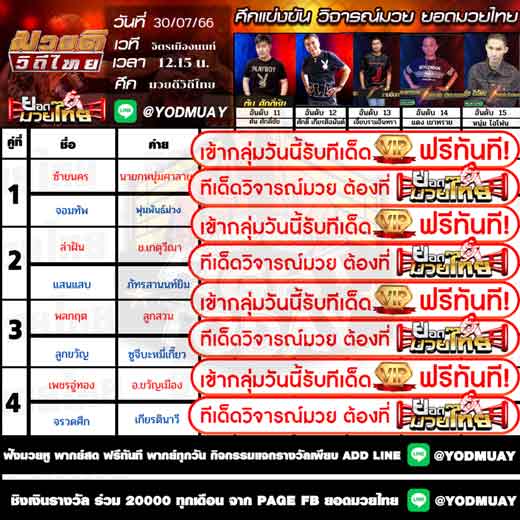 ทีเด็ดมวย